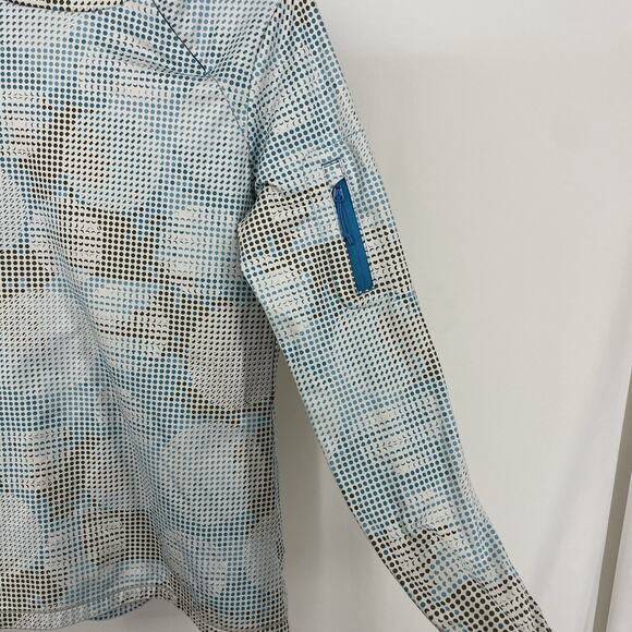 Lolë Lole Size M Athletic Pullover Hoodie Geometric Long Sleeve Hiking Sweater - Picture 4 of 10